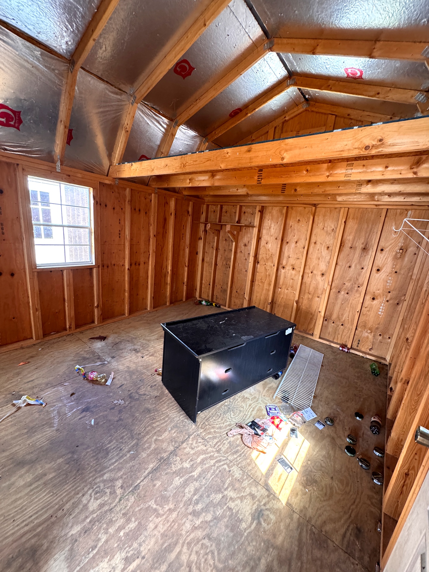 12x24 Wrap Around Porch Lofted Barn Cabin at Graceland of Cumming