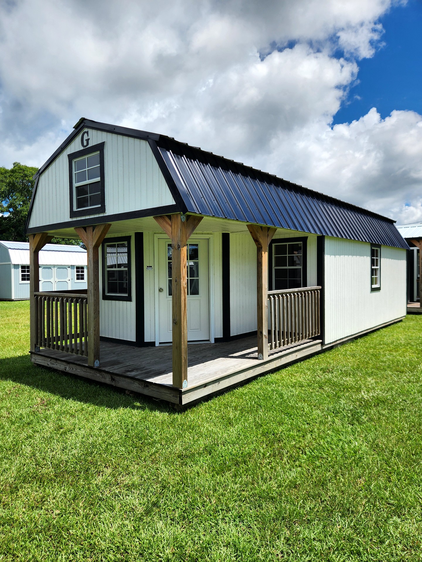 12x32 Wrap Around Porch Lofted Barn Cabin at Toler's Coastal Structures - Newport