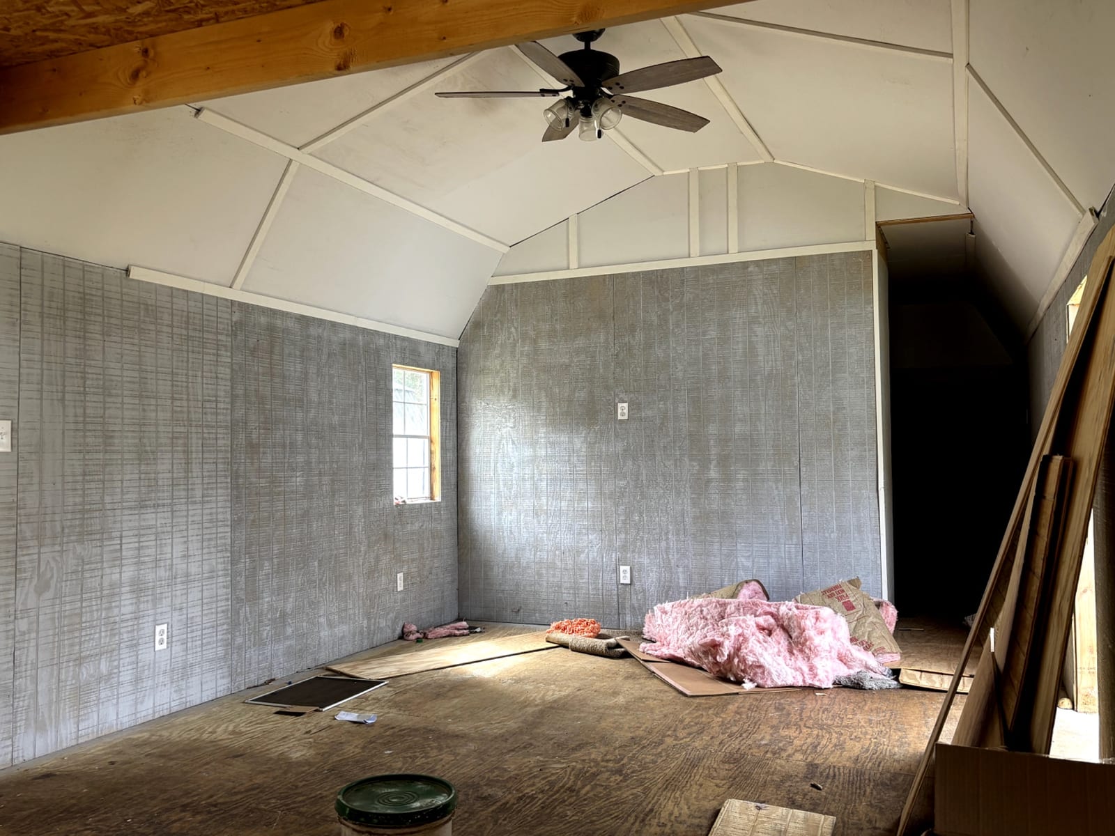 14x40 Wrap Around Porch Lofted Barn Cabin at Portable Buildings of Ravenel