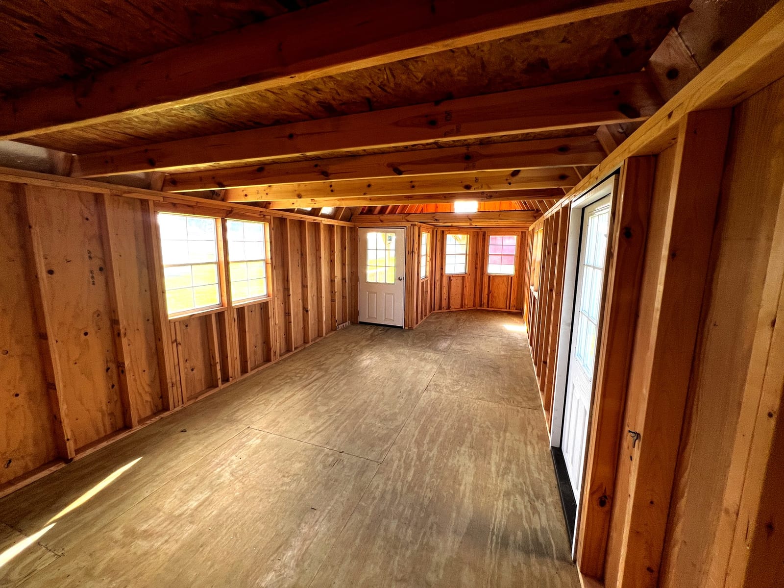 12x32 Wrap Around Porch Lofted Barn Cabin at Toler's Coastal Structures - Newport