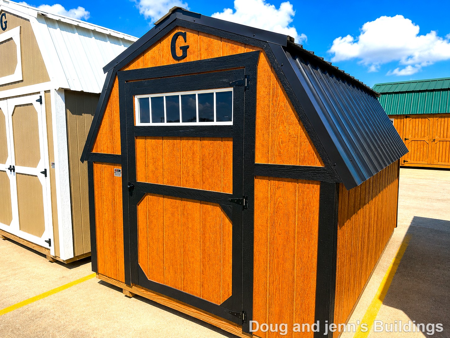8x12 Barn at Doug and Jenn's Buildings