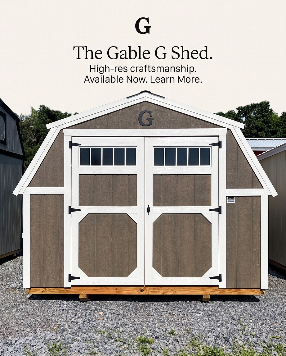10x12 Barn at G&L Carports & Portable Buildings