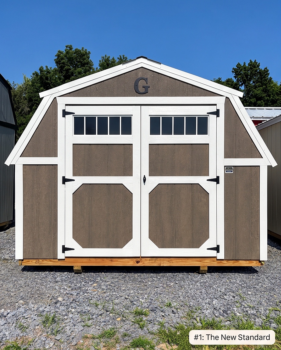 10x12 Barn at G&L Carports & Portable Buildings