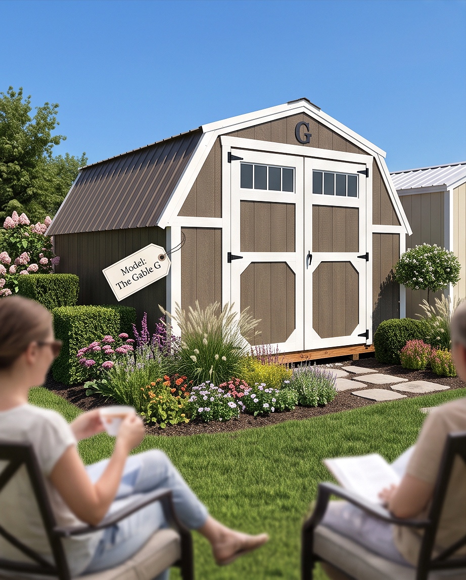 10x12 Barn at G&L Carports & Portable Buildings