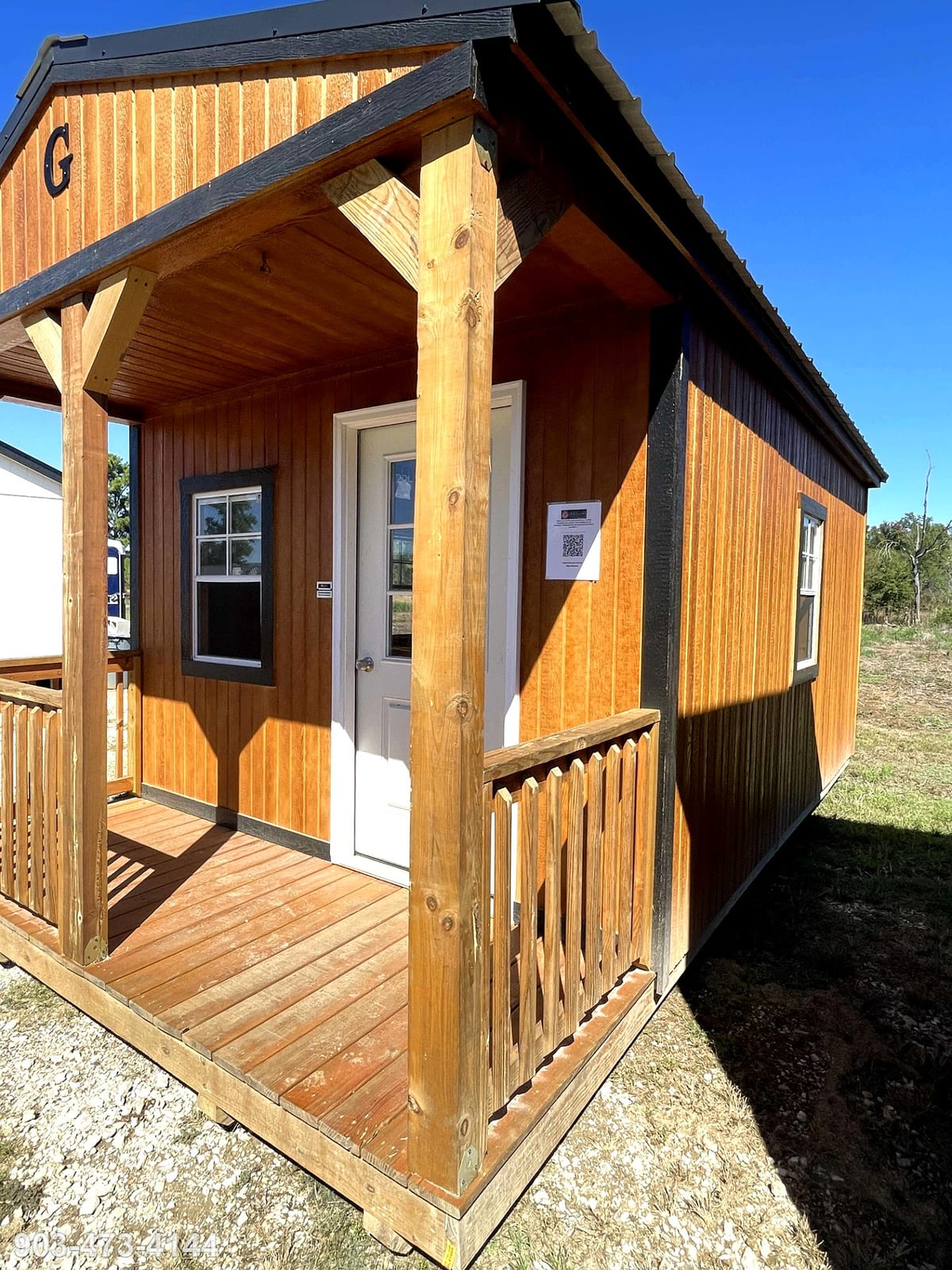 12x20 Cabin at Tyler Lot- ETX Steel Tyler