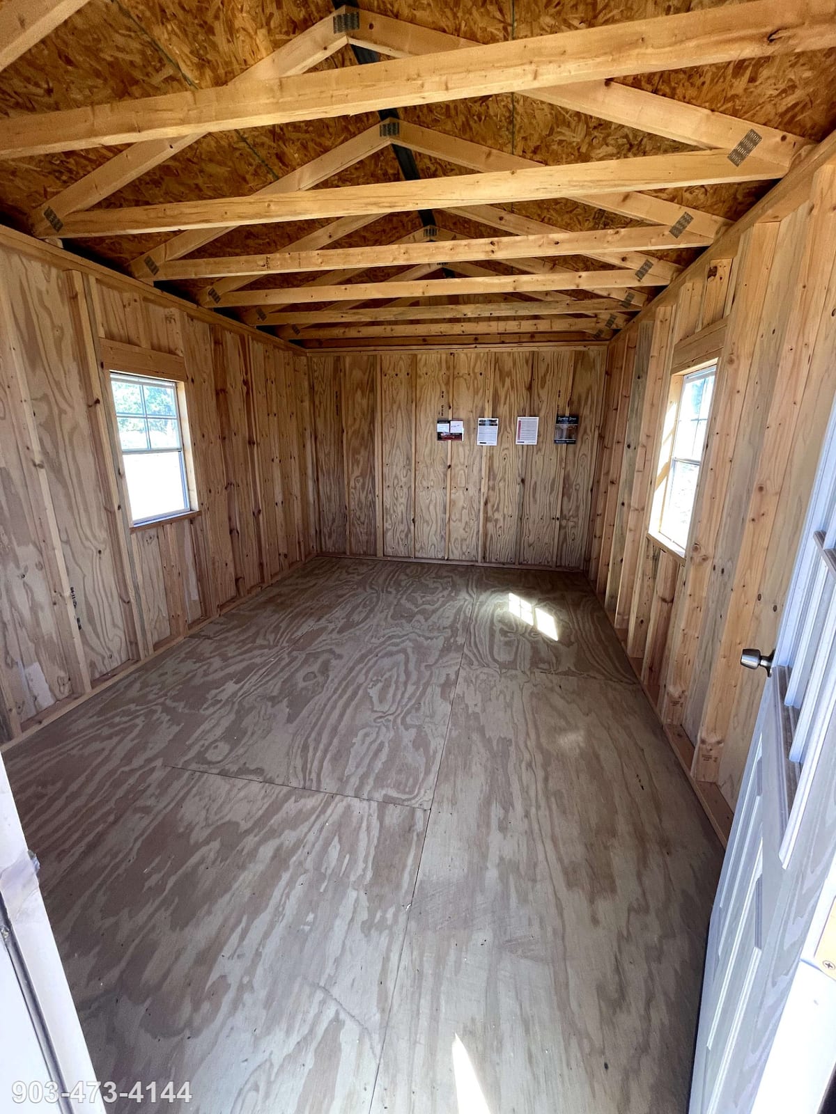 12x20 Cabin at Tyler Lot- ETX Steel Tyler