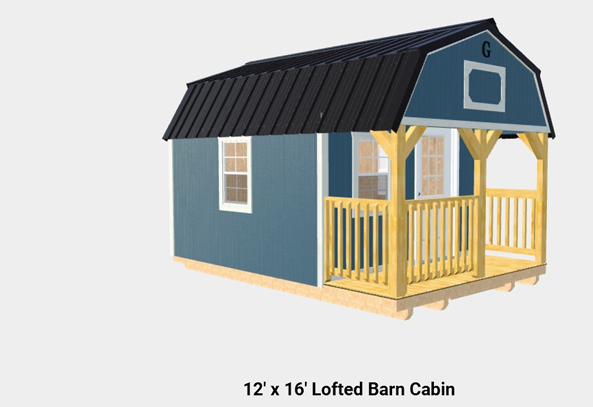 12x20 Cabin at Hill  Top Sales