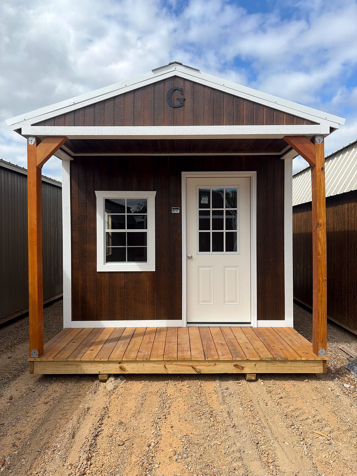 10x20 Cabin at Jimmy's Portable Buildings of Savannah, TN