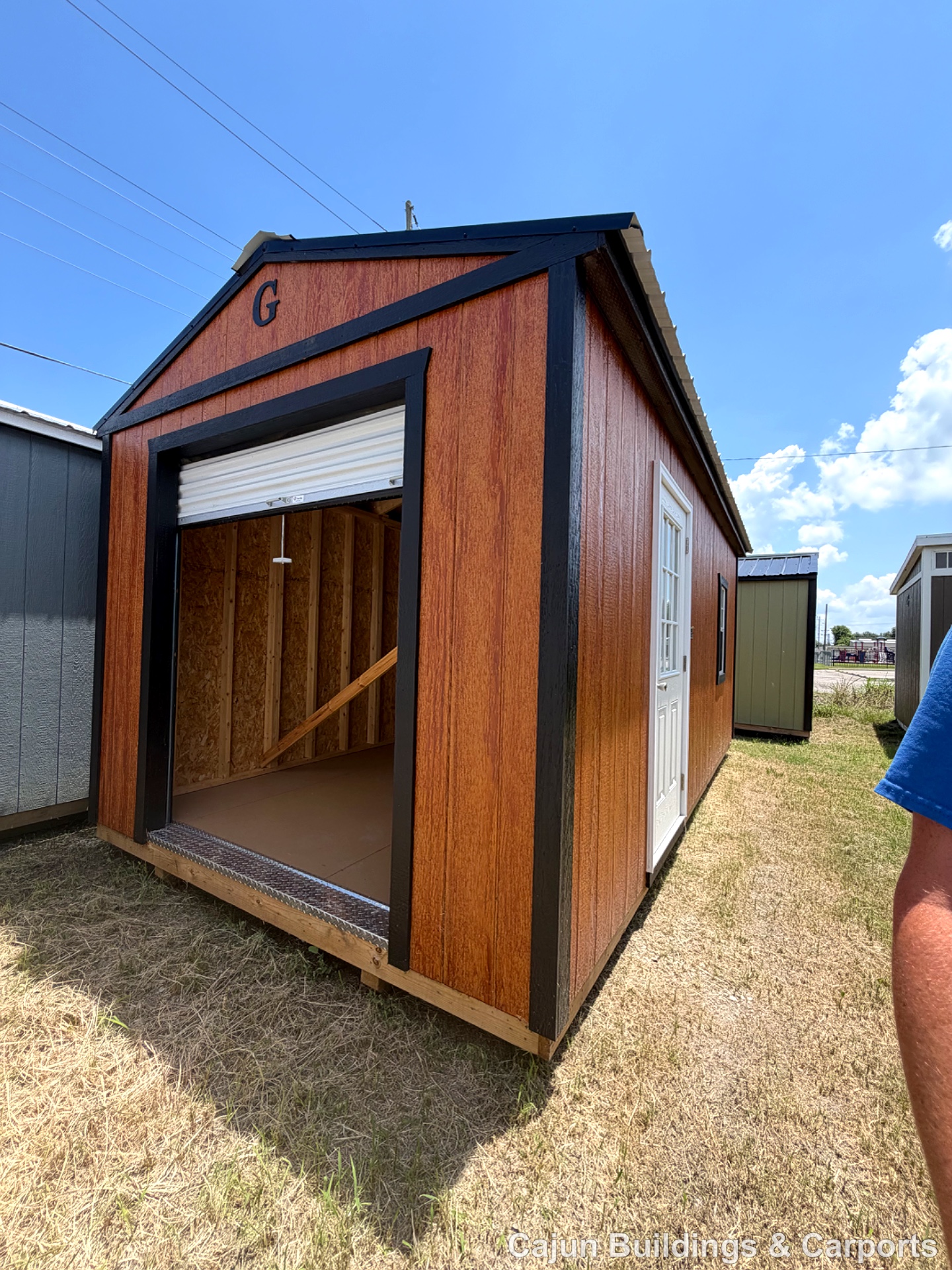 10x20 Garage at Cajun Buildings and Carports