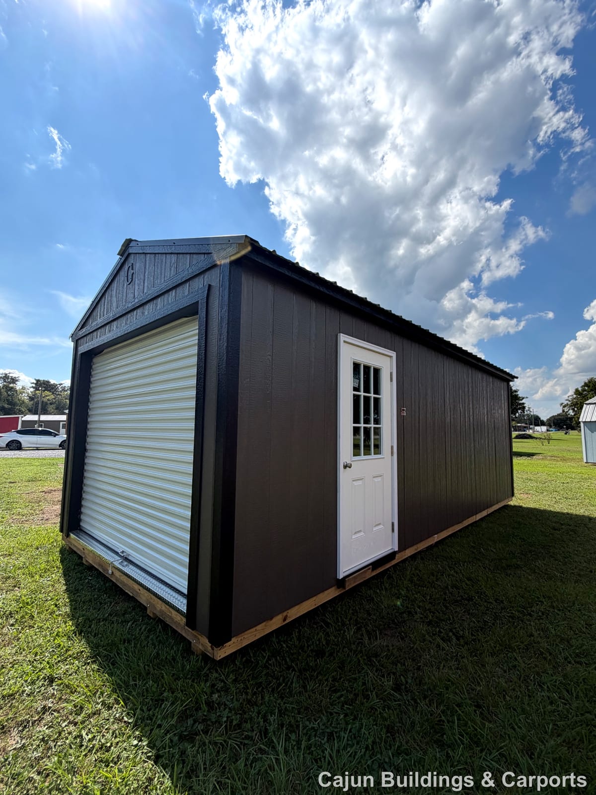 12x24 Garage at Cajun Buildings and Carports