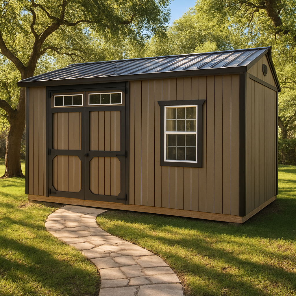 12x16 Garden Shed at ACE Buildings - Graceland of Corpus Christi