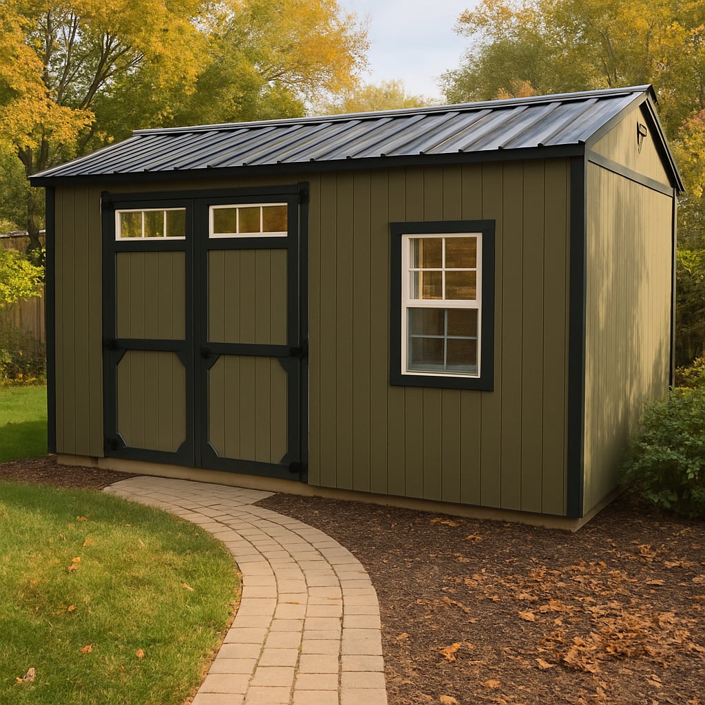 12x16 Garden Shed at ACE Buildings - Graceland of Corpus Christi