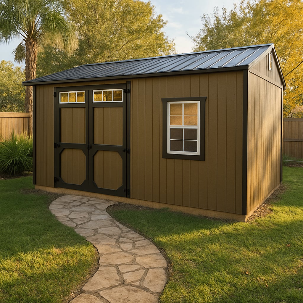 12x16 Garden Shed at ACE Buildings - Graceland of Corpus Christi
