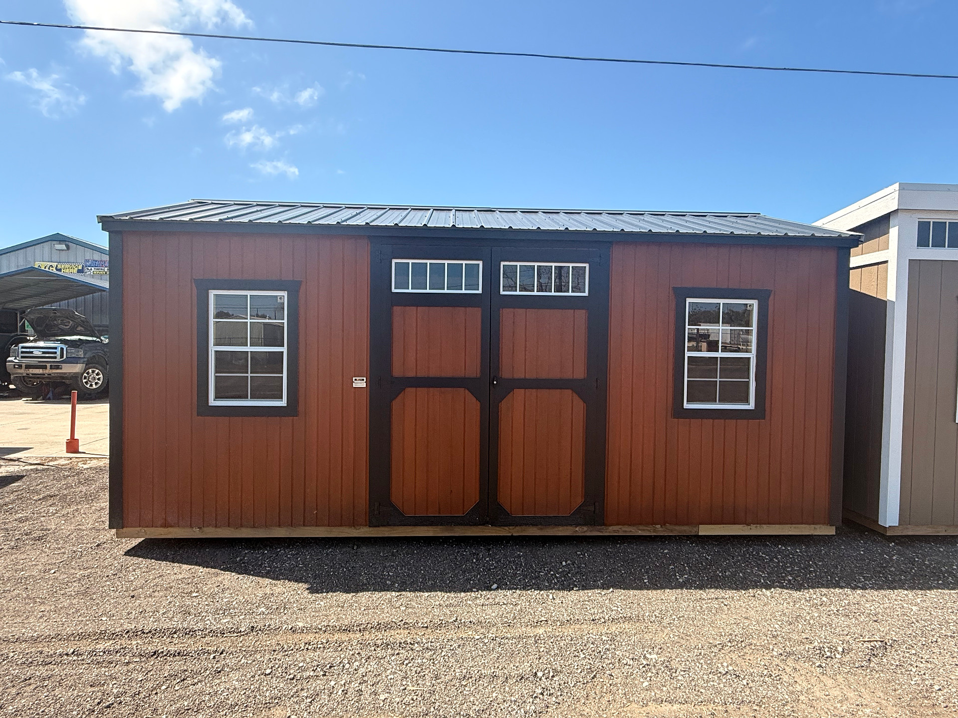 10x20 Garden Shed at ACE Buildings - Graceland of Corpus Christi