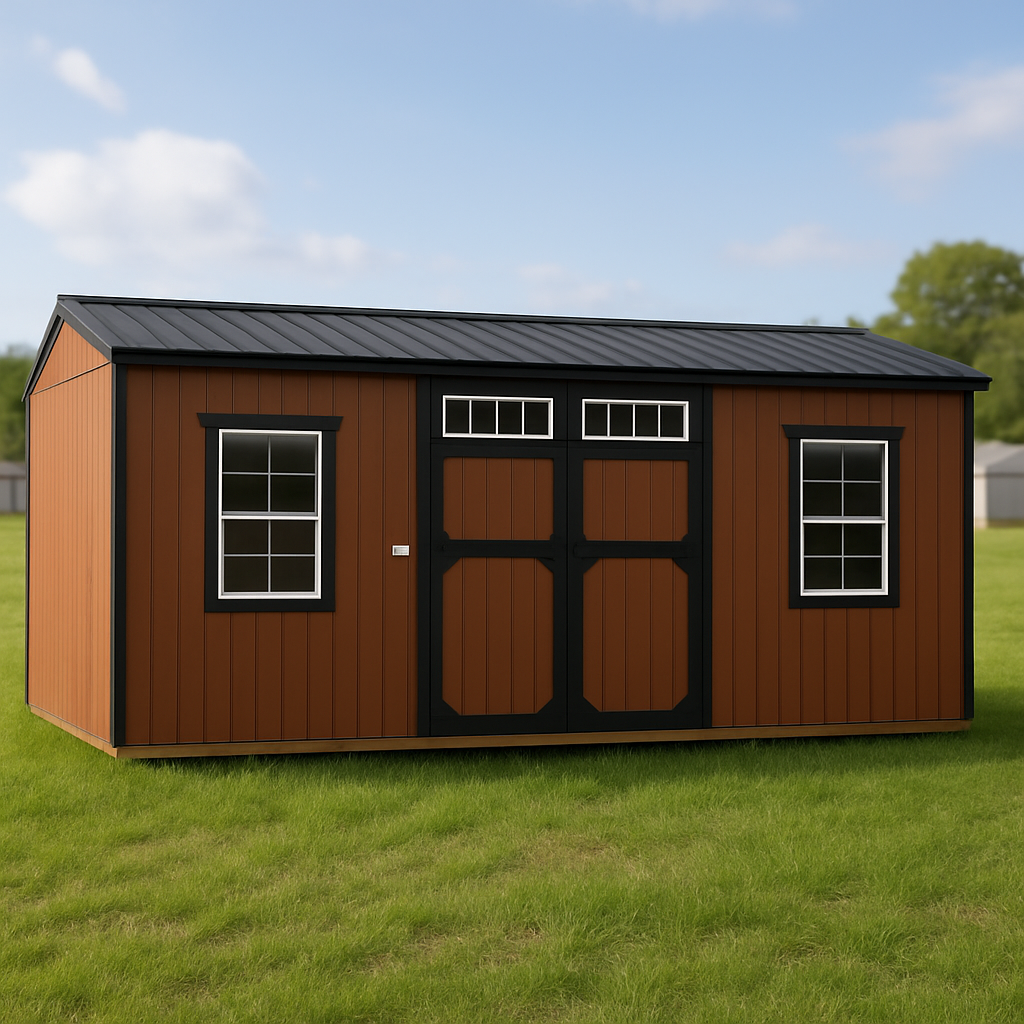 10x20 Garden Shed at ACE Buildings - Graceland of Corpus Christi