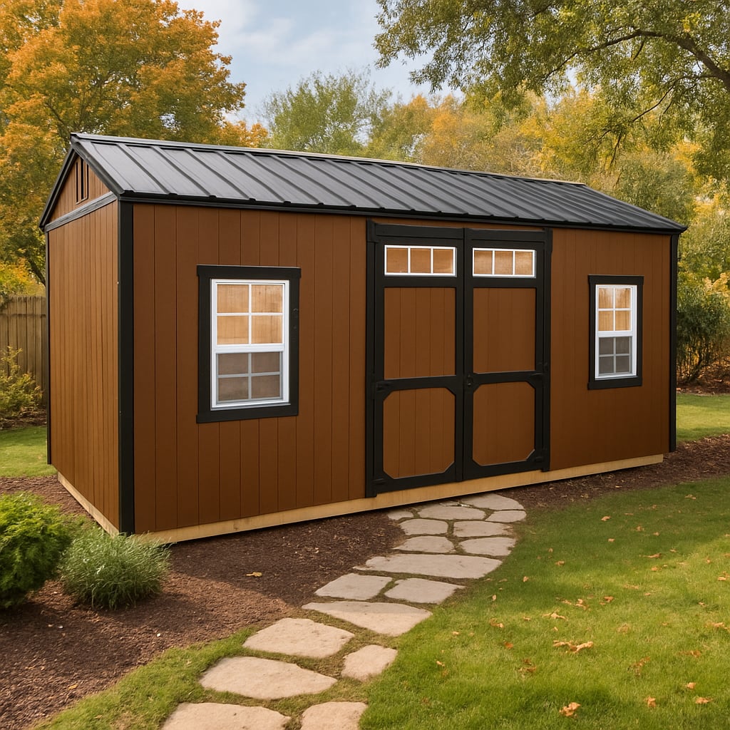 10x20 Garden Shed at ACE Buildings - Graceland of Corpus Christi