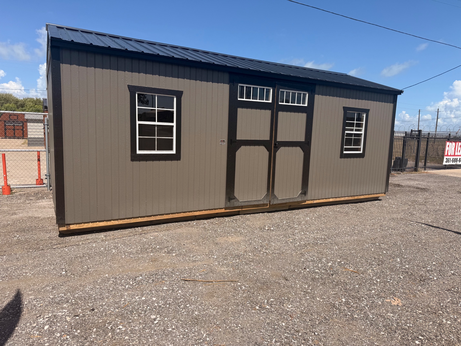12x24 Garden Shed at ACE Buildings - Graceland of Corpus Christi