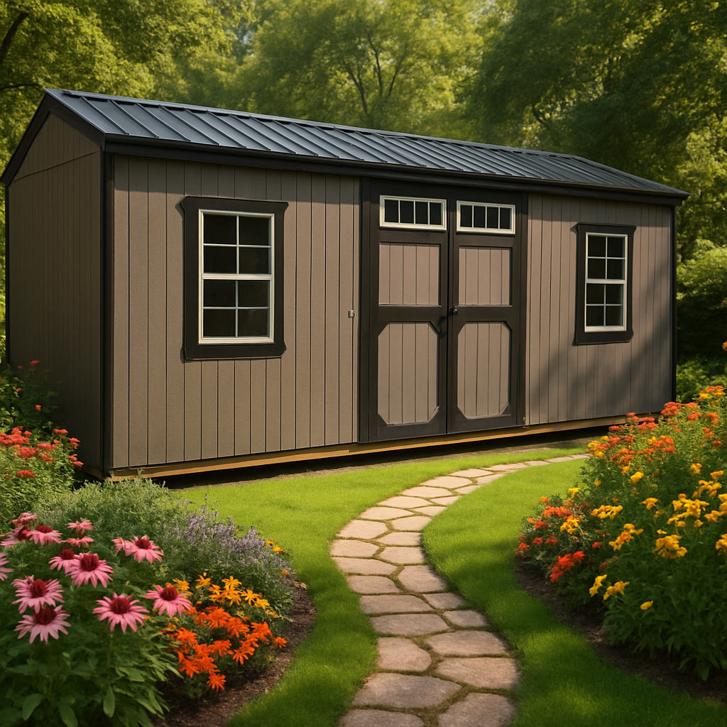 12x24 Garden Shed at ACE Buildings - Graceland of Corpus Christi