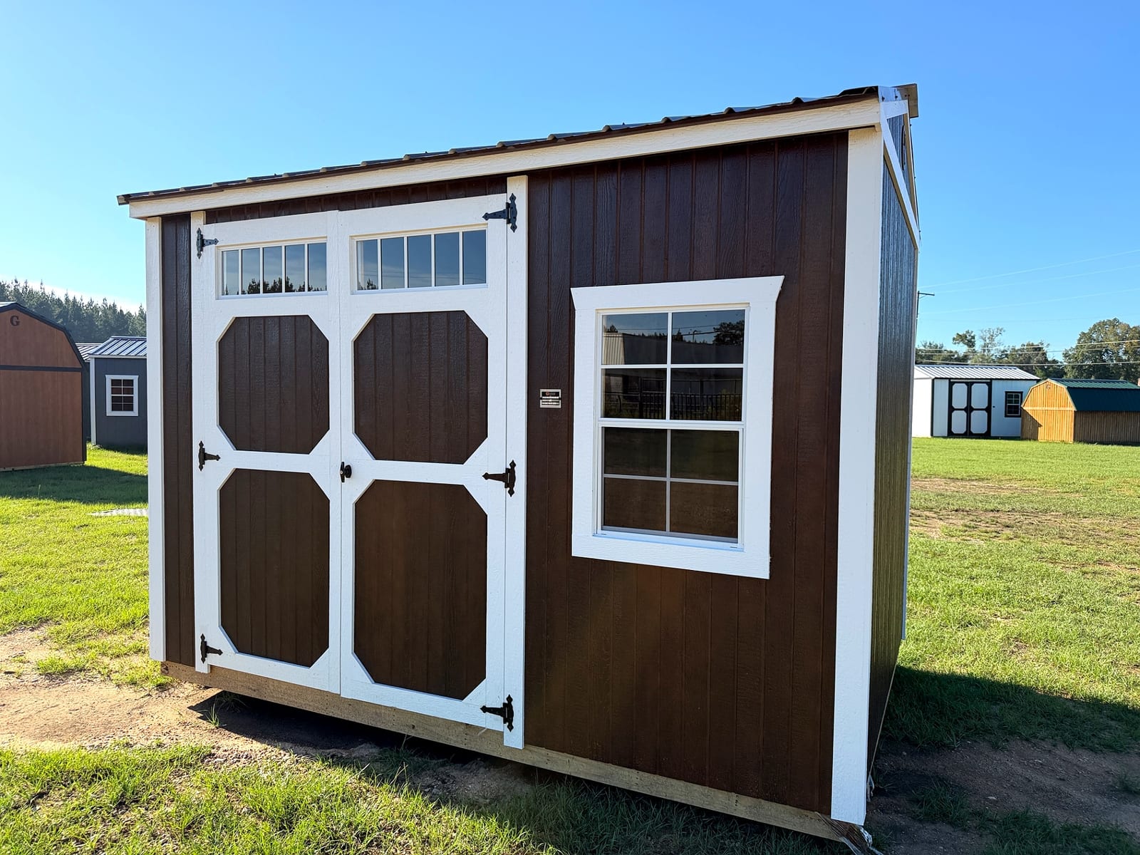 8x12 Garden Shed at Southern Ag Equipment, LLC - Saint Francisville, Louisiana