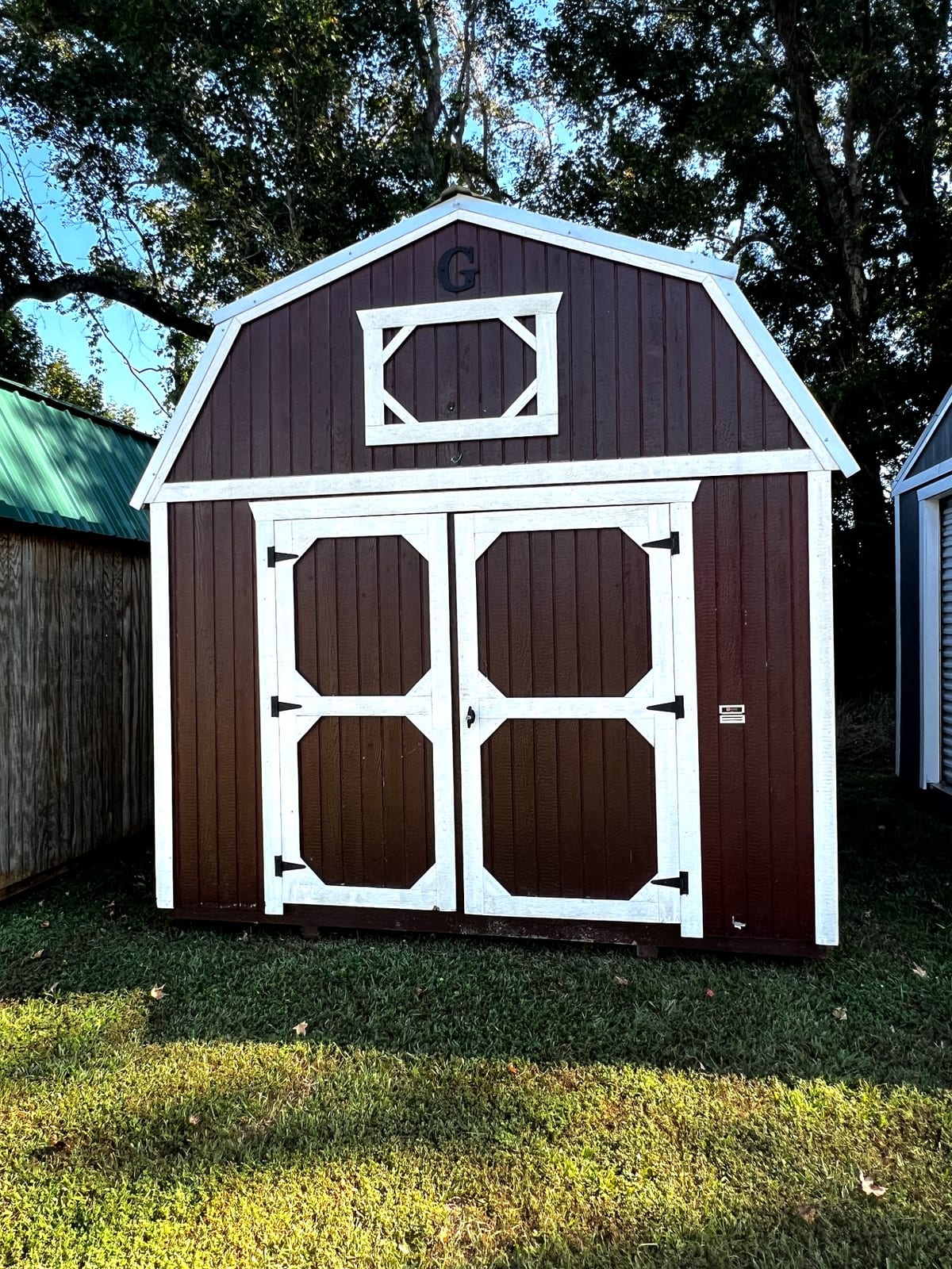 10x16 Lofted Barn at Toler's Coastal Structures - Newport