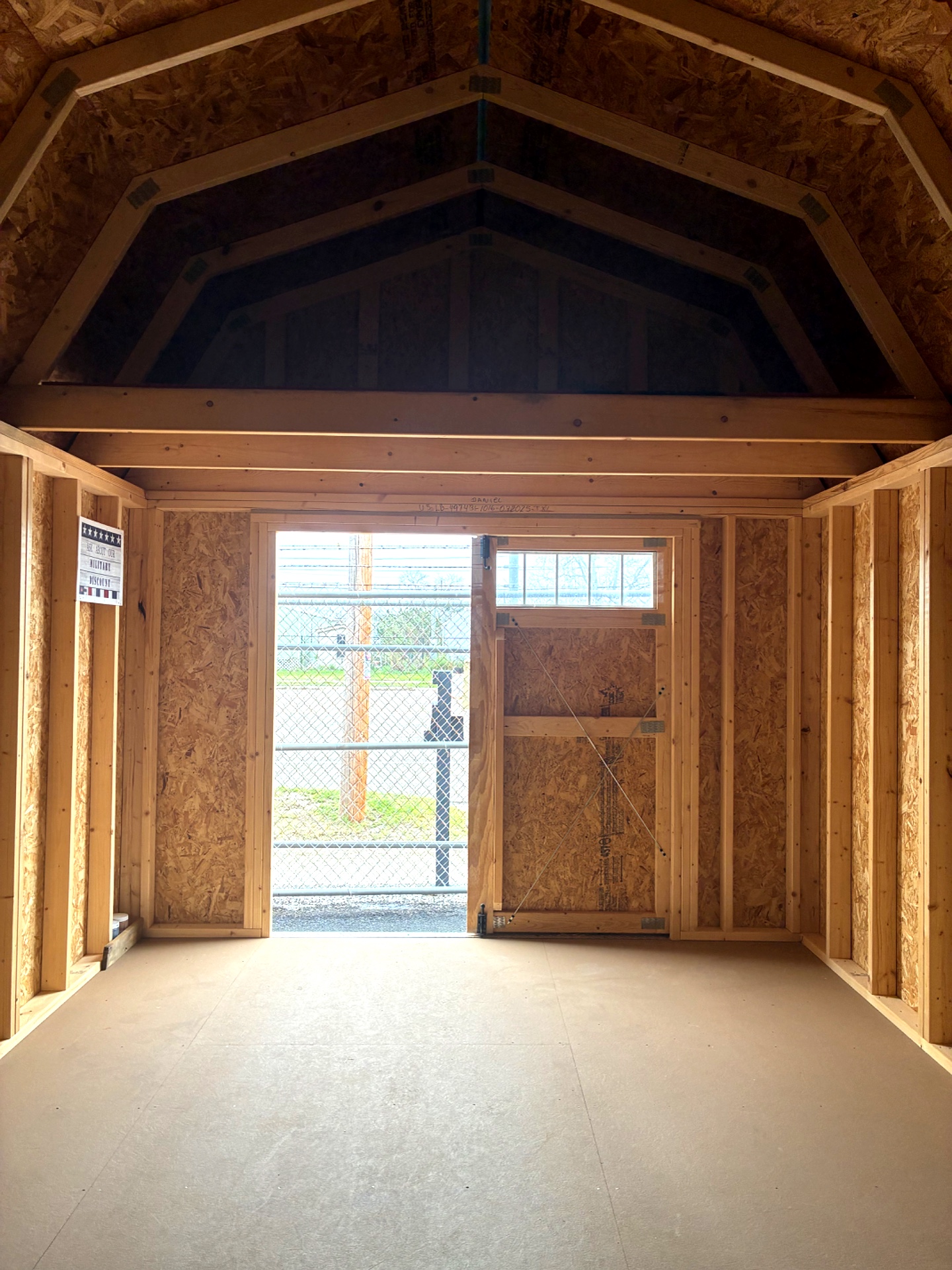 10x16 Lofted Barn at ACE Buildings - Graceland of Corpus Christi