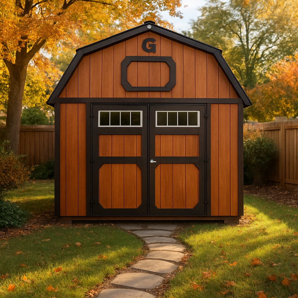 10x16 Lofted Barn at ACE Buildings - Graceland of Corpus Christi