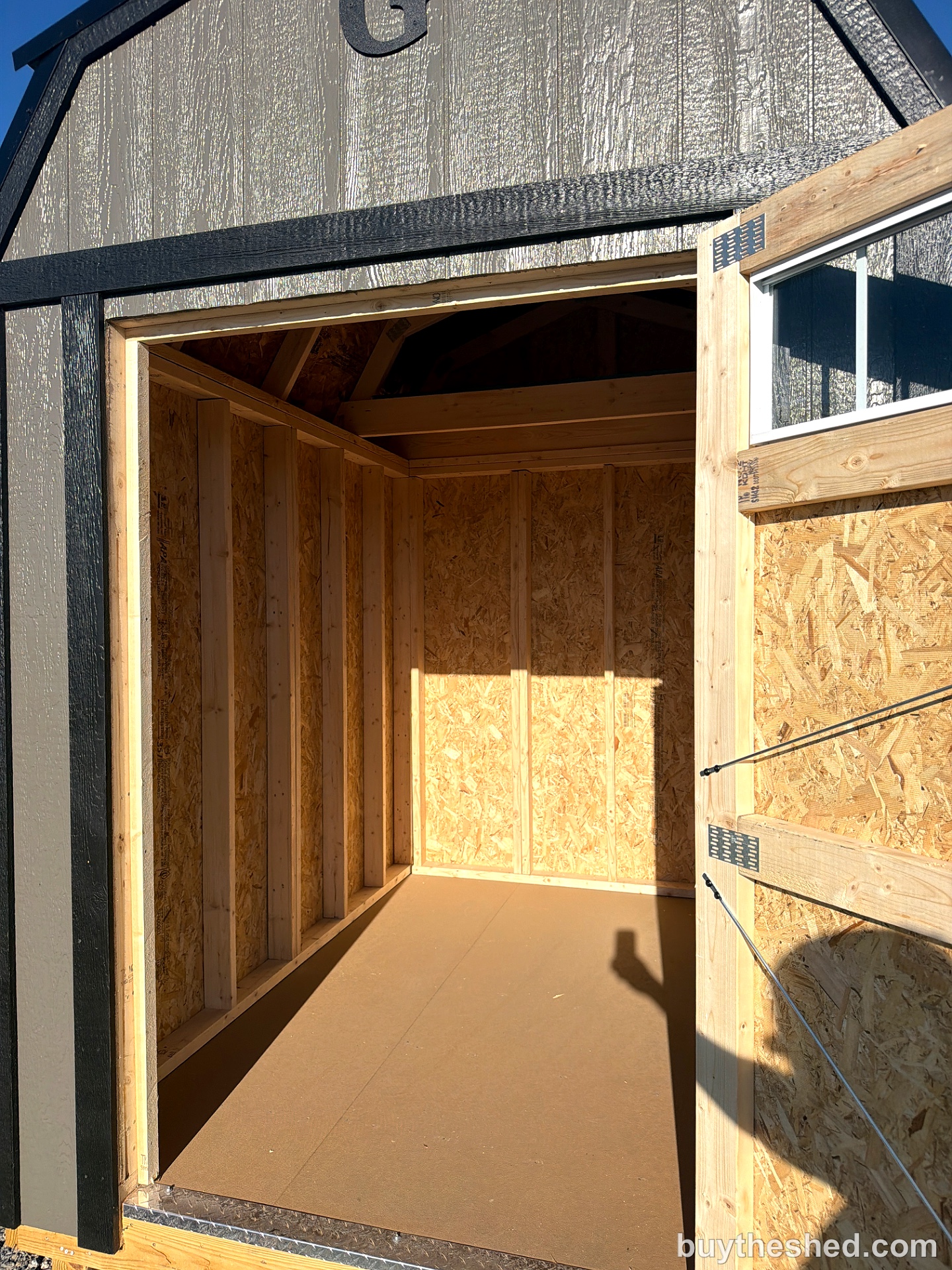 6x8 Lofted Barn at Graceland Portable Buildings of West Monroe/Columbia