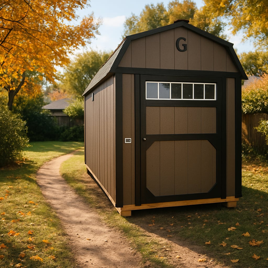 6x12 Lofted Barn at ACE Buildings - Graceland of Corpus Christi