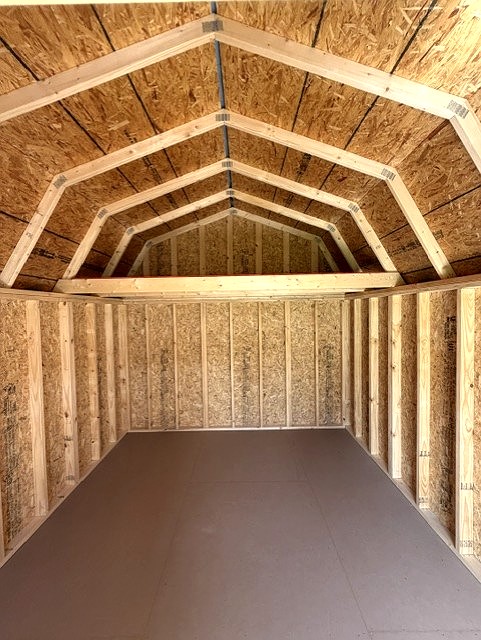12x16 Lofted Barn at Truesite Portable Buildings