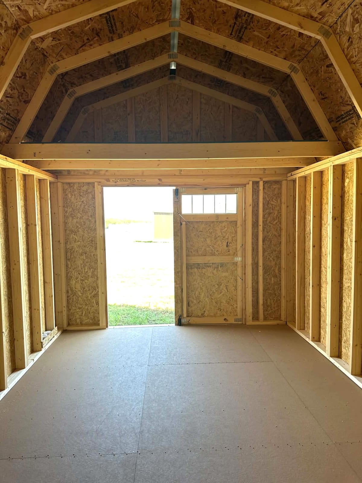 10x16 Lofted Barn at Hanke Building Sales