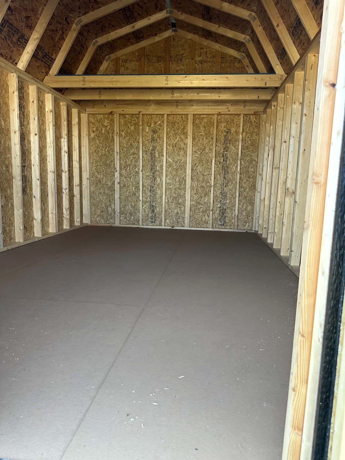 10x16 Lofted Barn at Hanke Building Sales