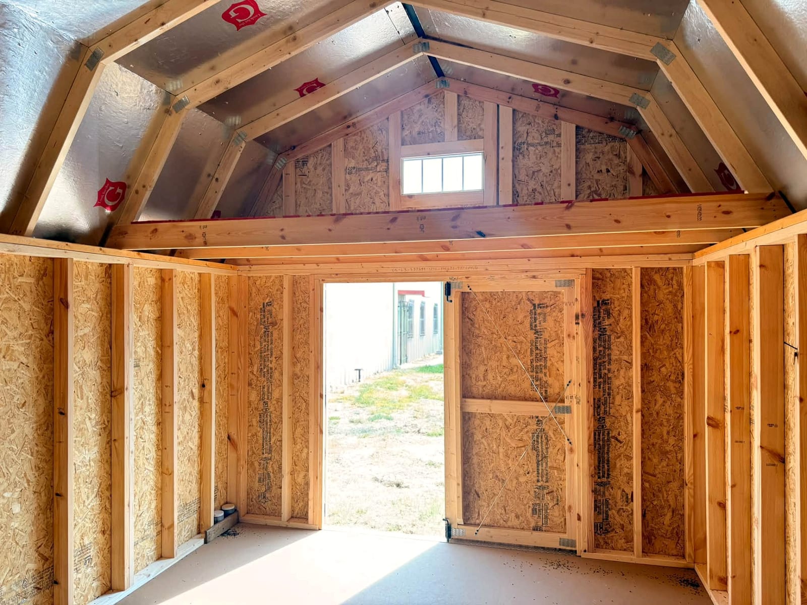 12x16 Lofted Barn at ACE Buildings - Graceland of Corpus Christi