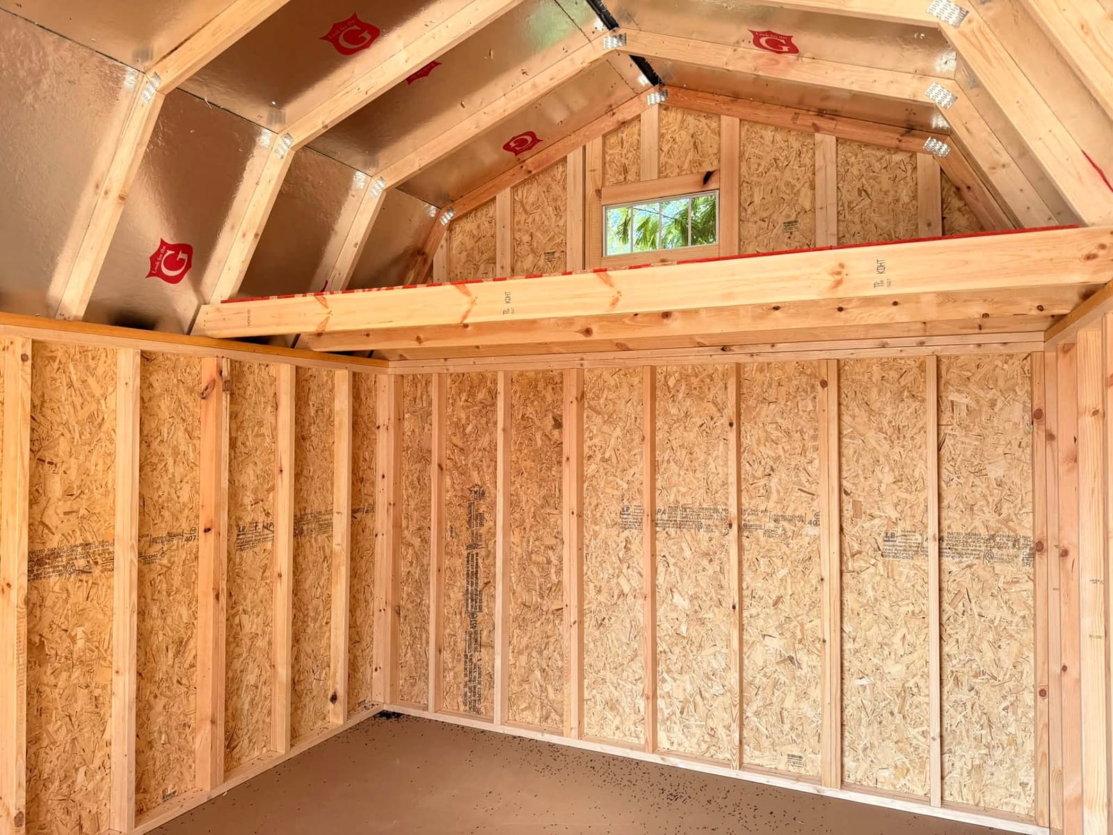 12x16 Lofted Barn at ACE Buildings - Graceland of Corpus Christi