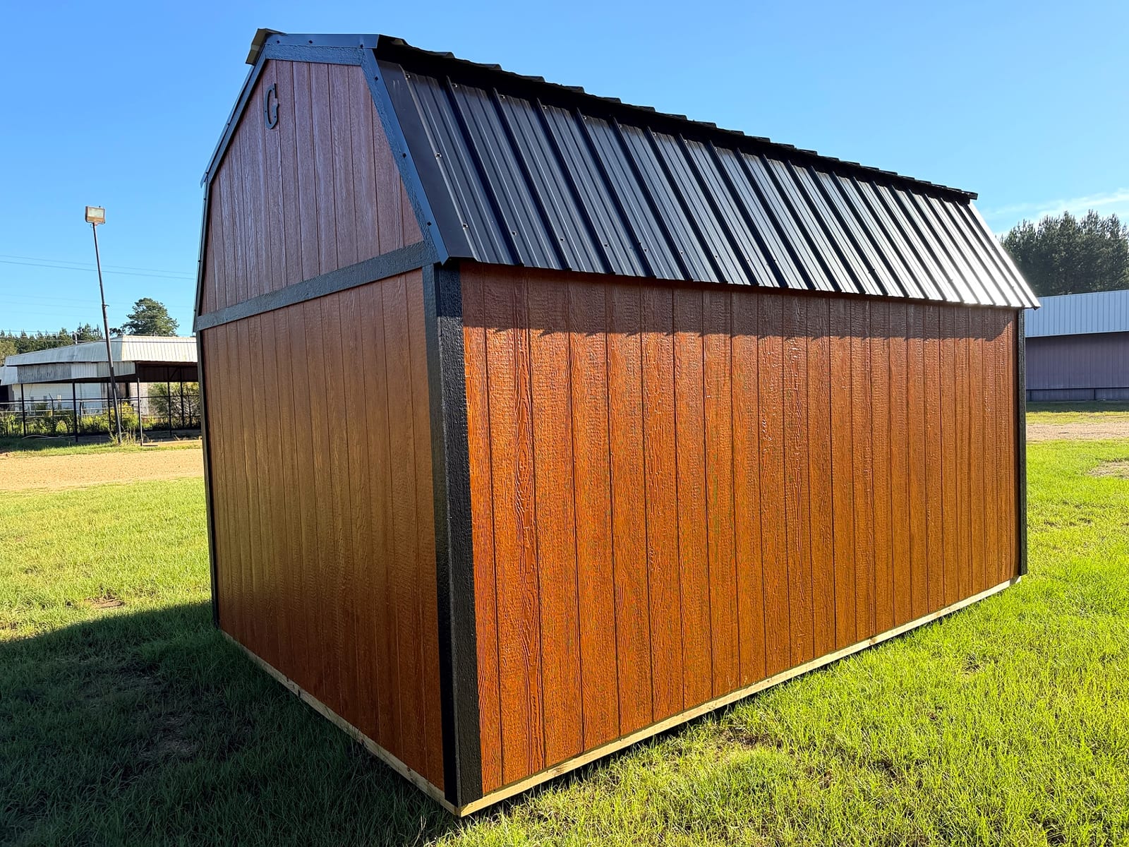 10x16 Lofted Barn at Southern Ag Equipment, LLC - Saint Francisville, Louisiana