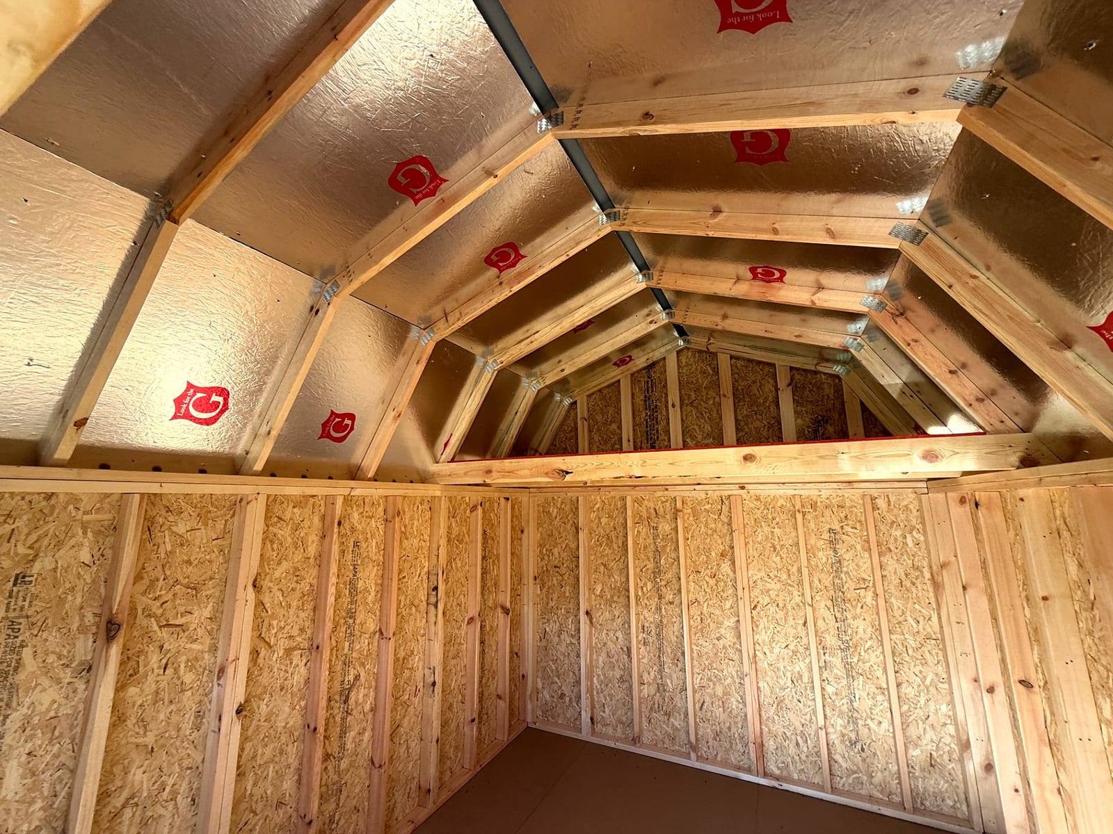 10x16 Lofted Barn at Southern Ag Equipment, LLC - Saint Francisville, Louisiana