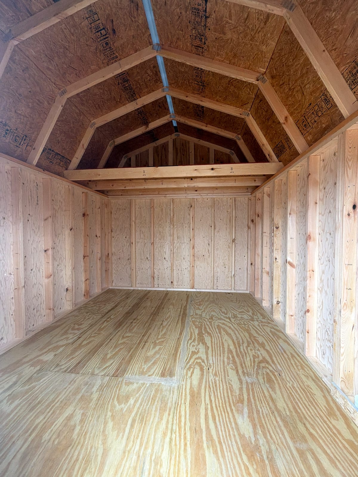 10x12 Lofted Barn at Jimmy's Portable Buildings of Savannah, TN