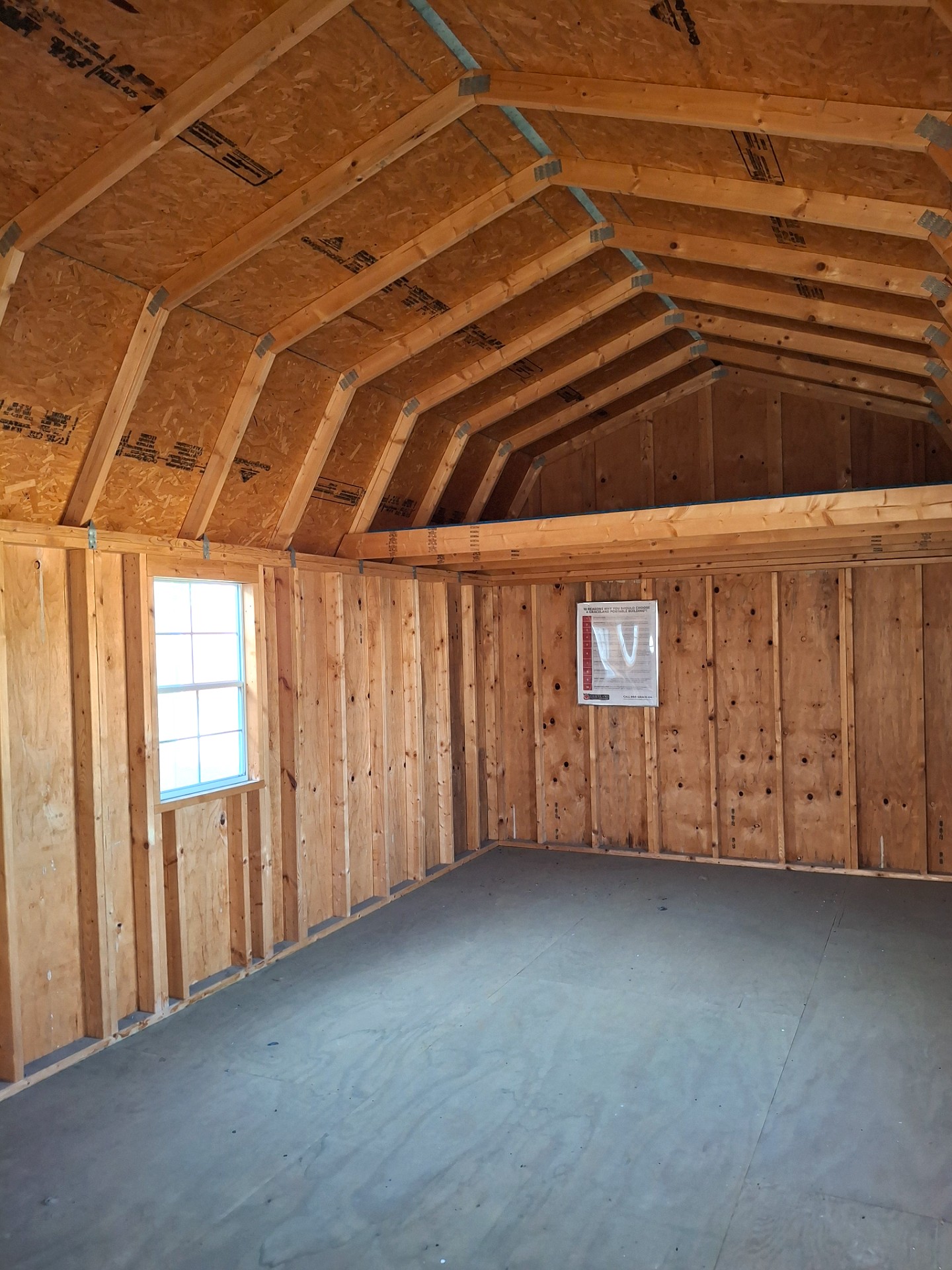 12x24 Lofted Barn Cabin at Kirbyville Lot - Essex Bros