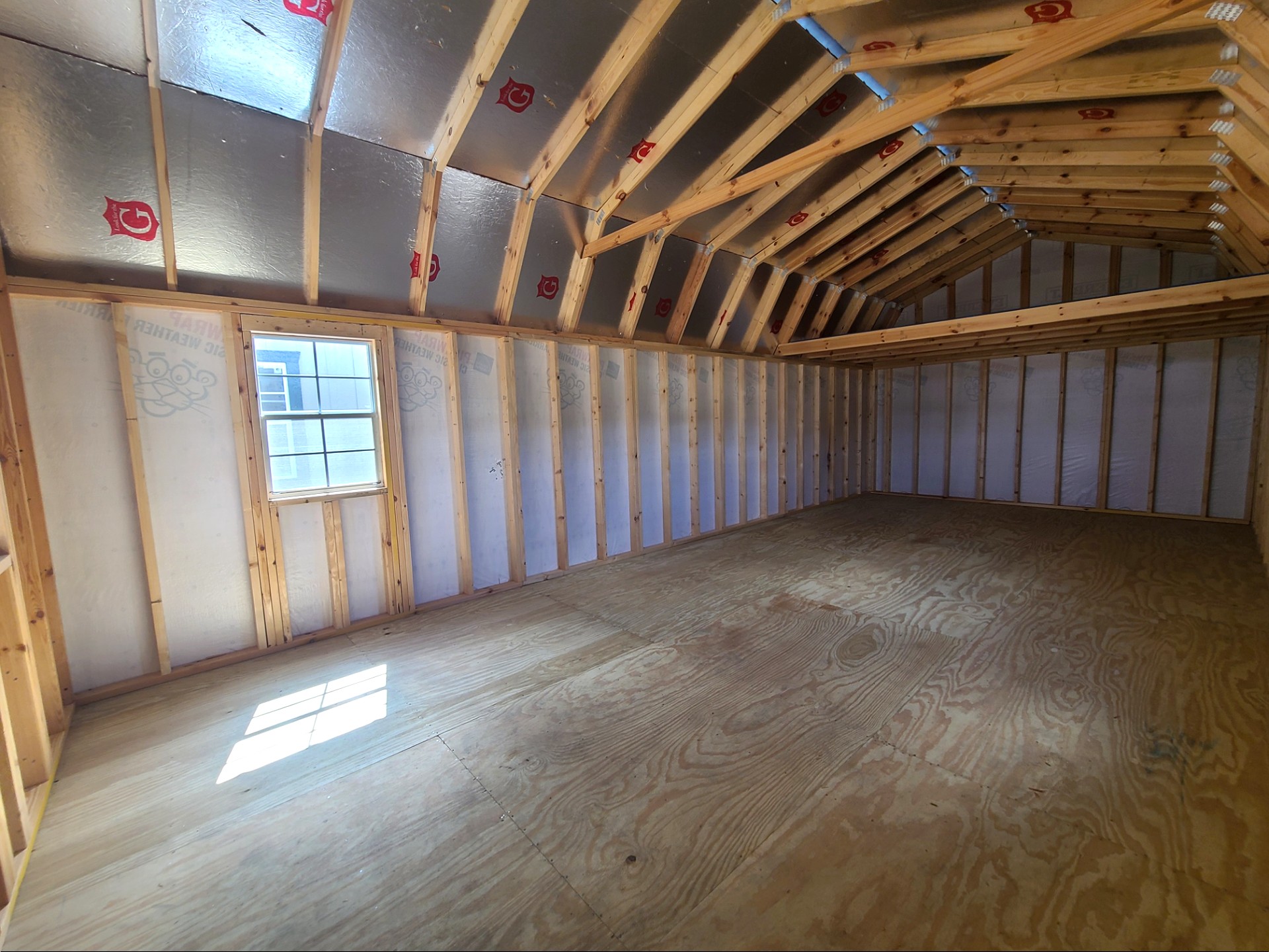 14x32 Lofted Barn Cabin at Graceland Portable Buildings of West Monroe/Columbia