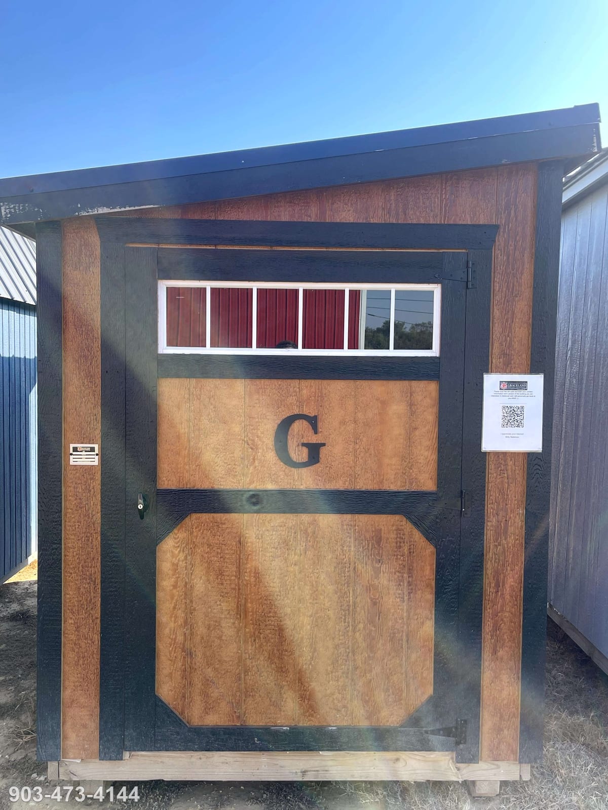 6x12 Mini Shed at Tyler Lot- ETX Steel Tyler
