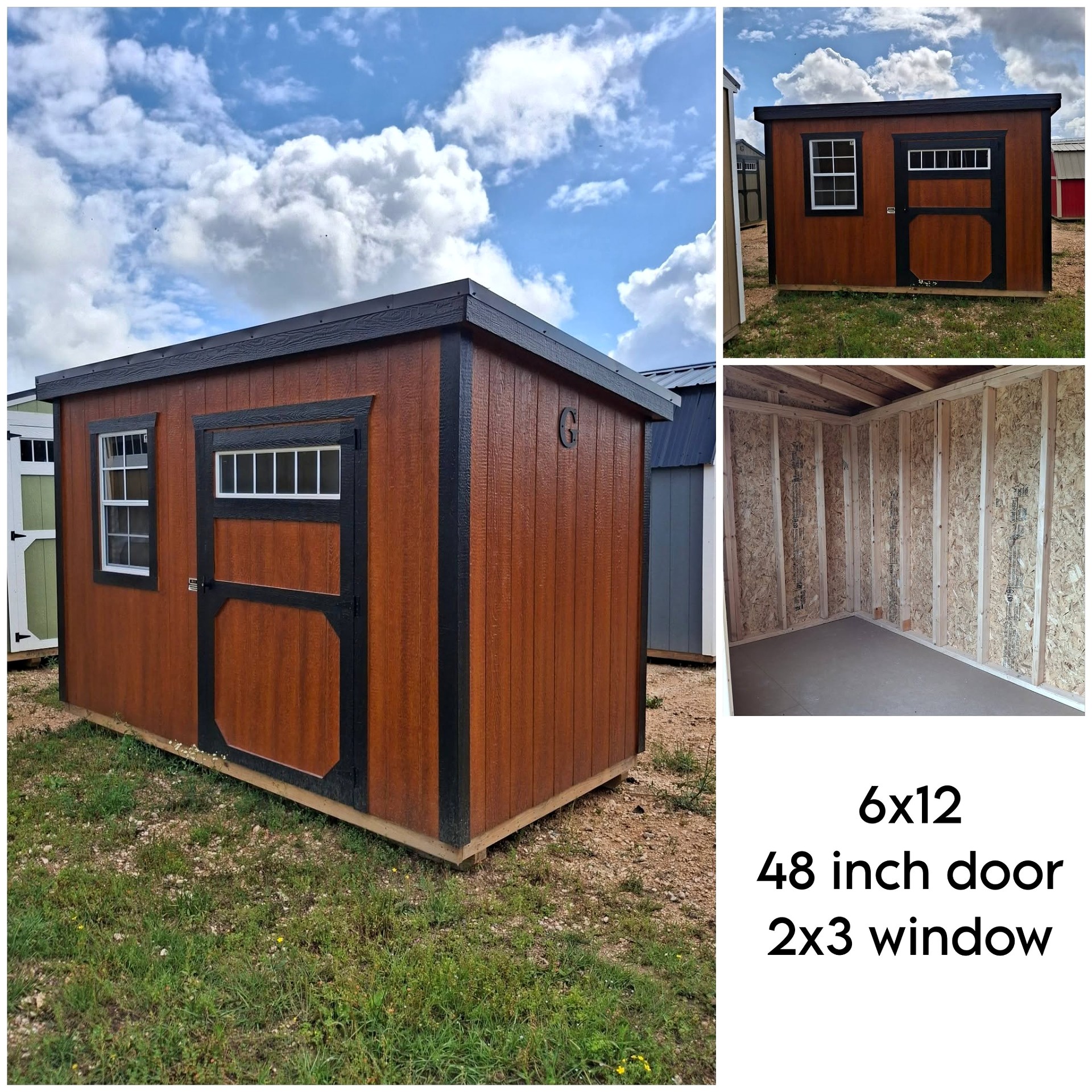 6x12 Mini Shed at Kirbyville Lot - Essex Bros