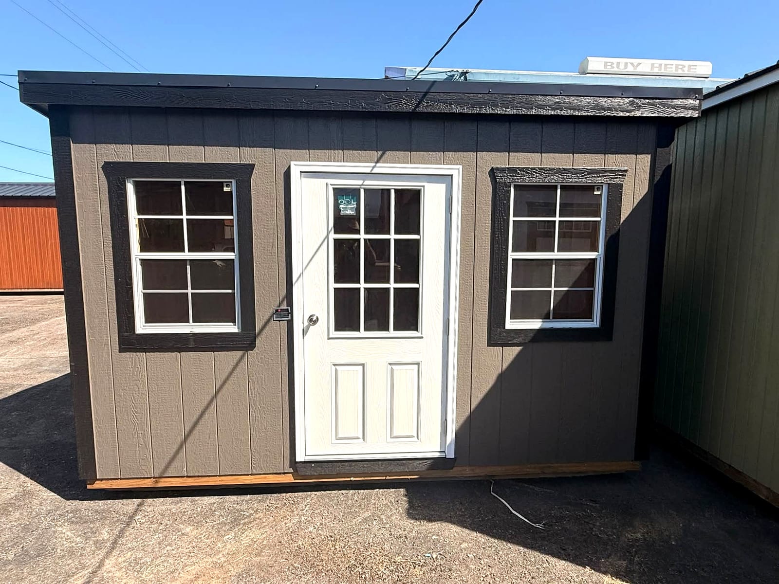 6x12 Mini Shed at Hill  Top Sales