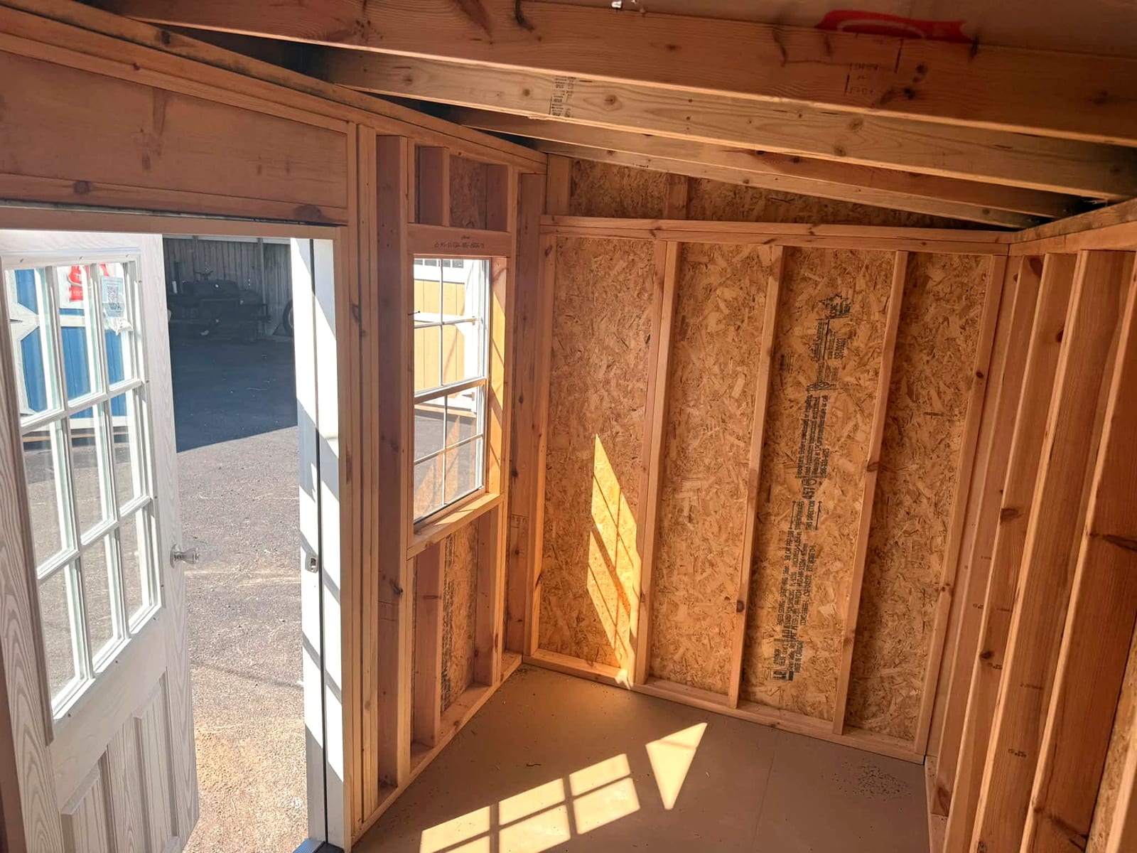 6x12 Mini Shed at Hill  Top Sales