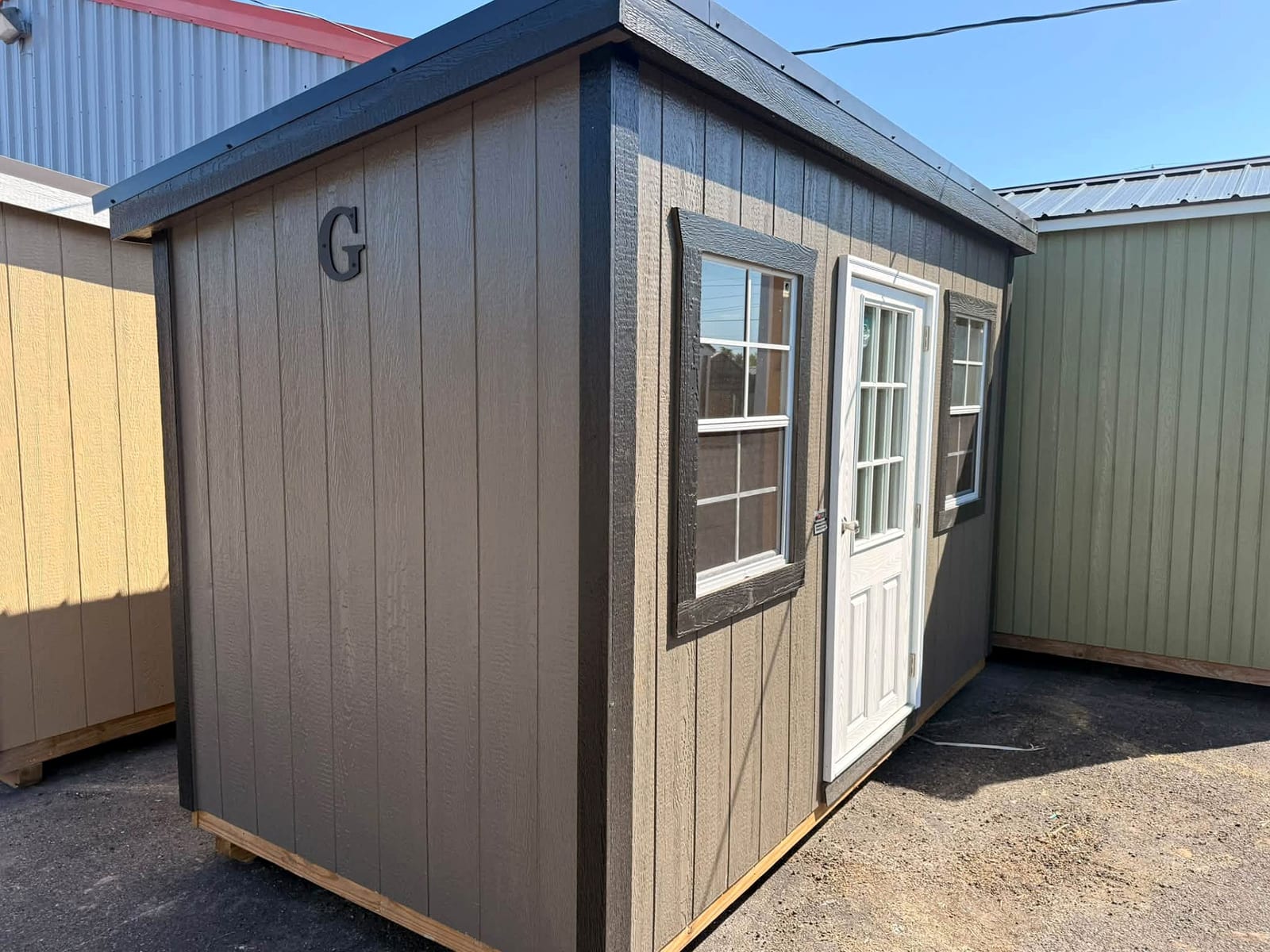 6x12 Mini Shed at Hill  Top Sales