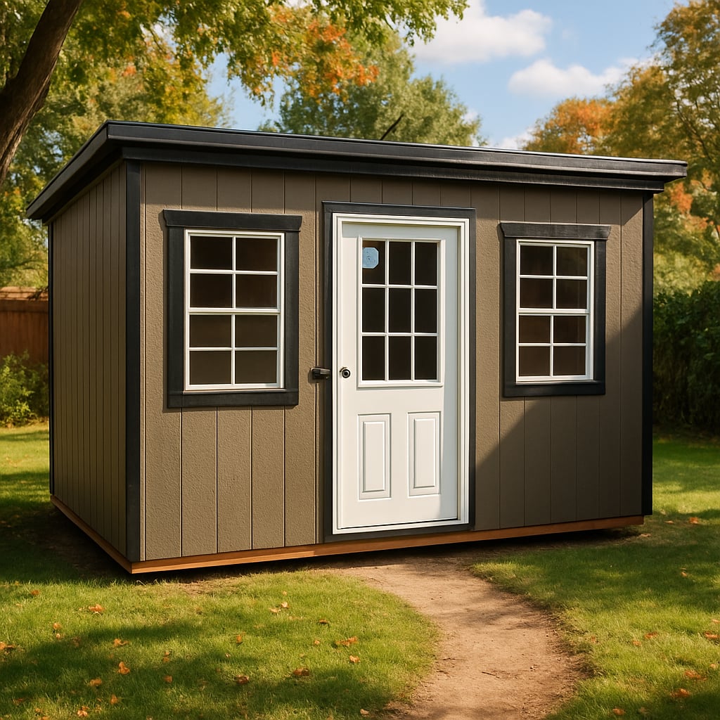 6x12 Mini Shed at Hill  Top Sales