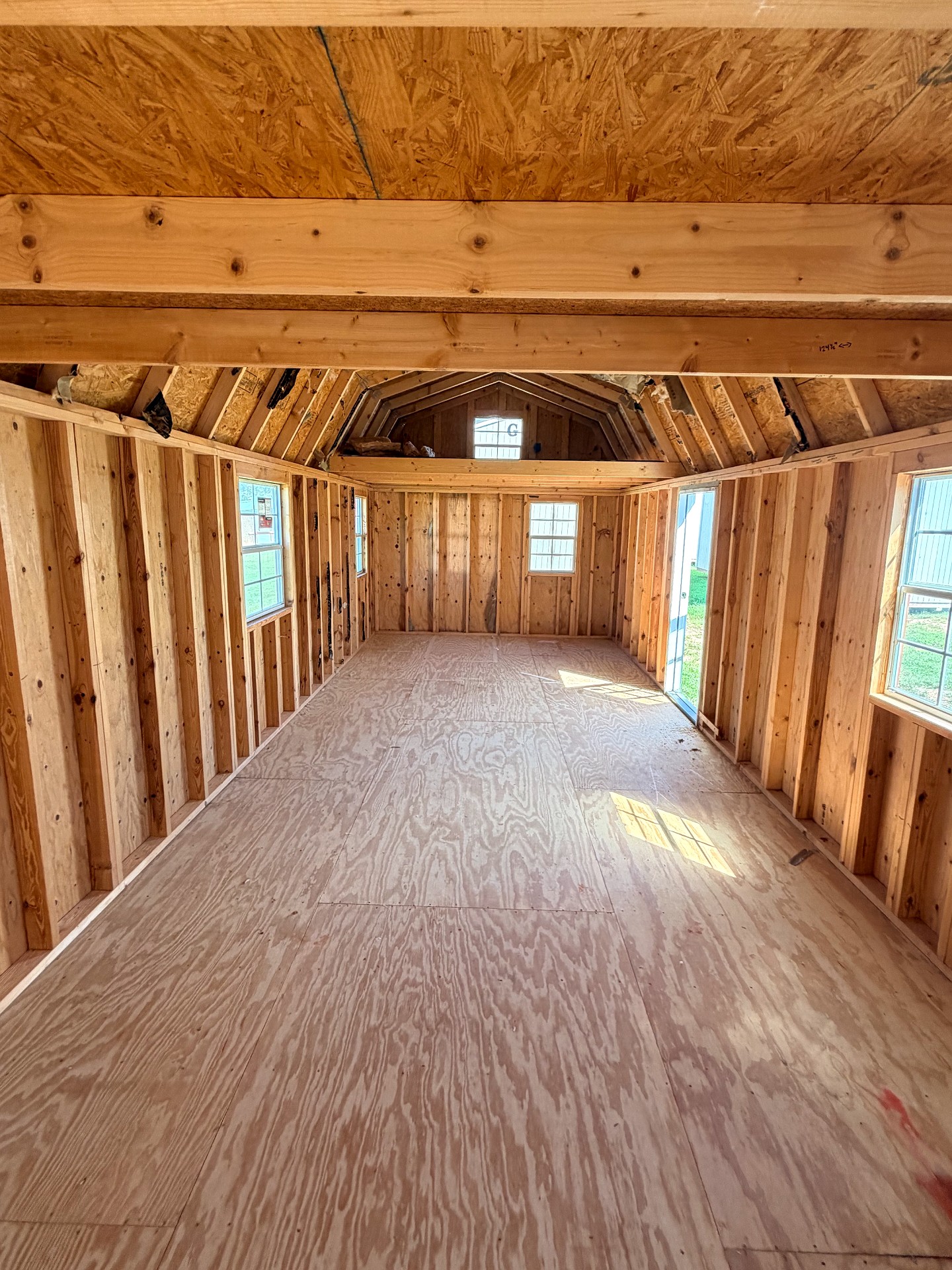 12x32 Side Lofted Barn at Graceland of Cumming