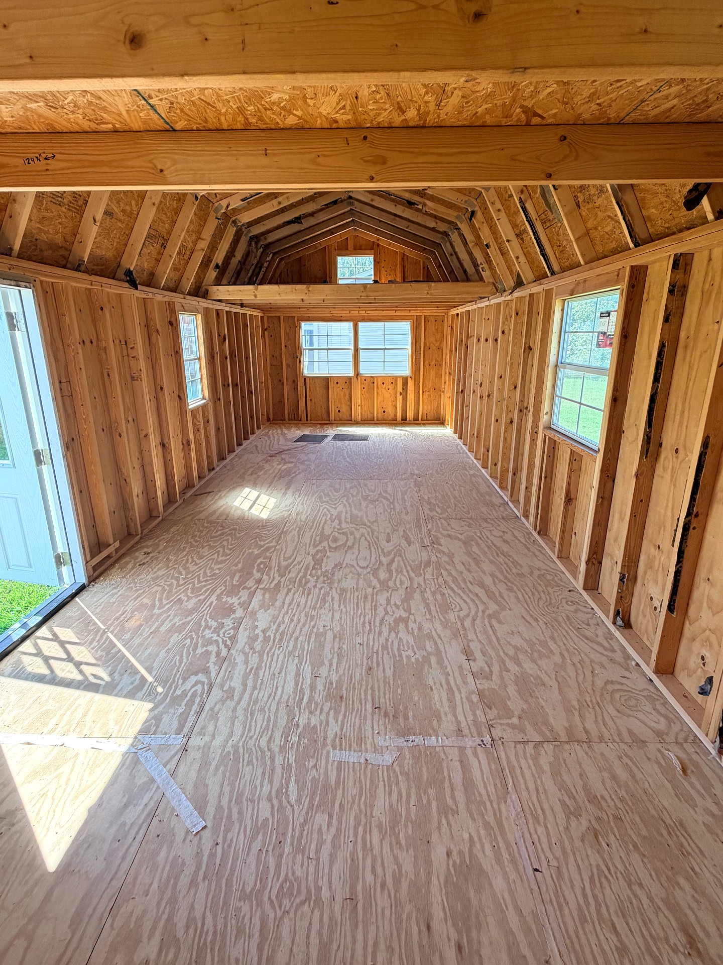 12x32 Side Lofted Barn at Graceland of Cumming