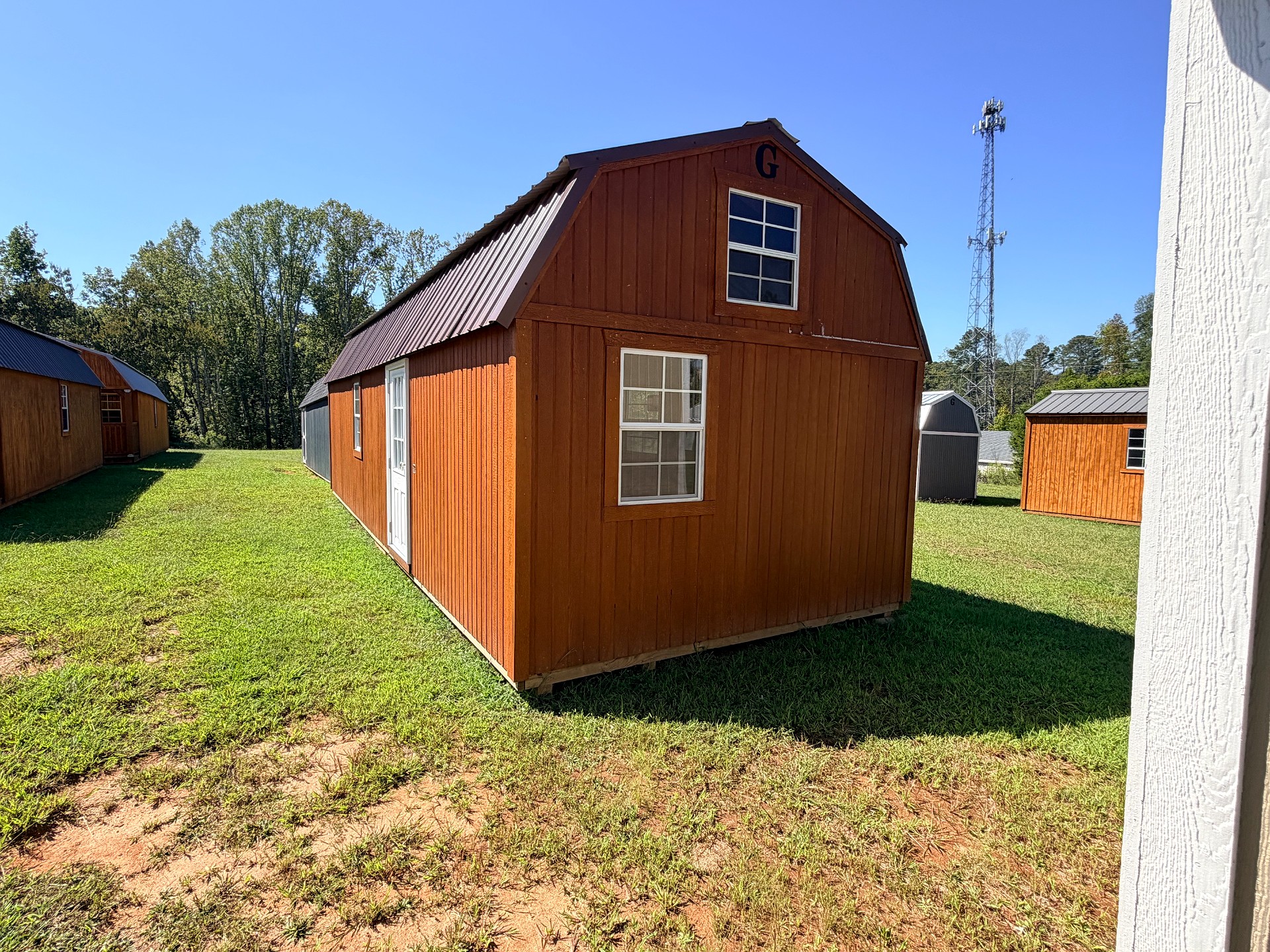 12x32 Side Lofted Barn at Graceland of Cumming