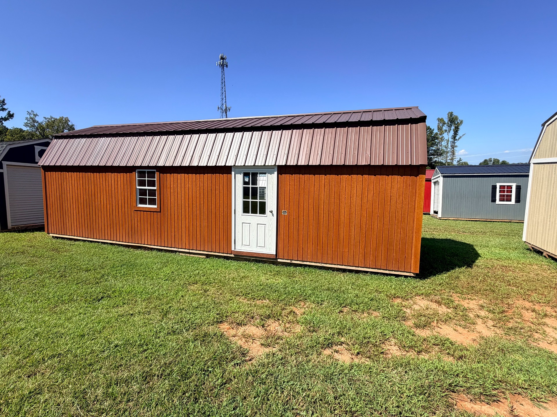 12x32 Side Lofted Barn at Graceland of Cumming