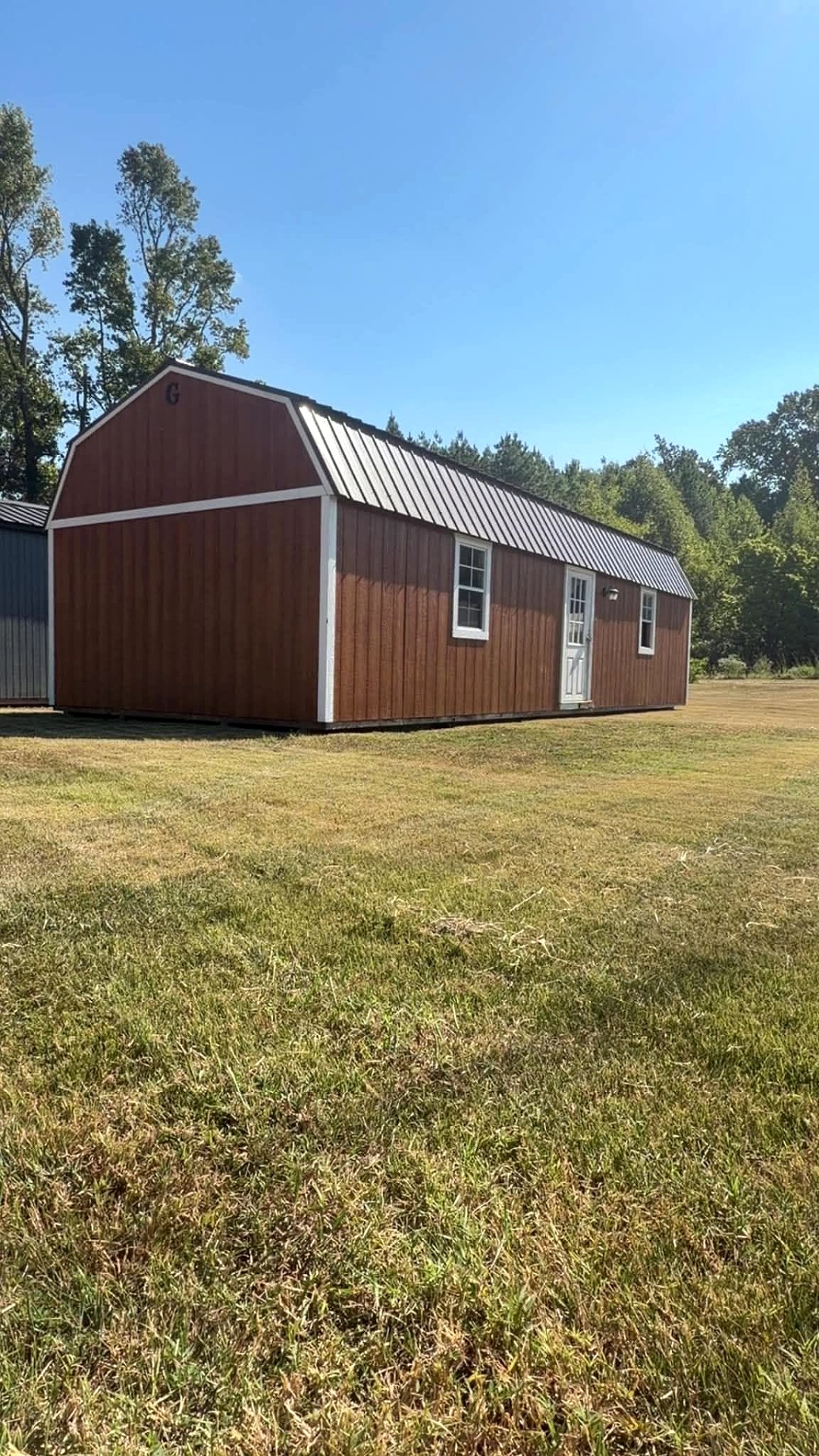 14x36 Side Lofted Barn at Hanke Building Sales