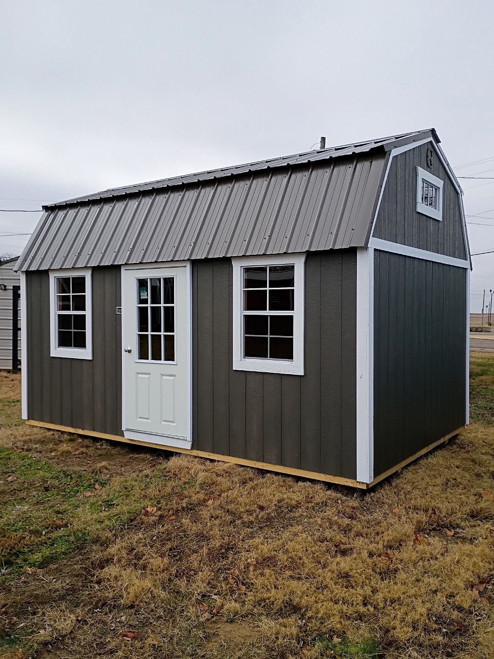 10x16 Side Lofted Barn at Jimmy's Portable Buildings of Savannah, TN